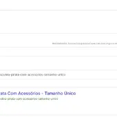 Fantasia Masculina Pirata Com Acessórios - Tamanho Único - imagem 2
