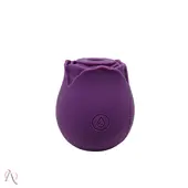 Vibrador Sugador de Clitóris Rosa cor Roxo 10 Modos - Magic Rose - imagem 3