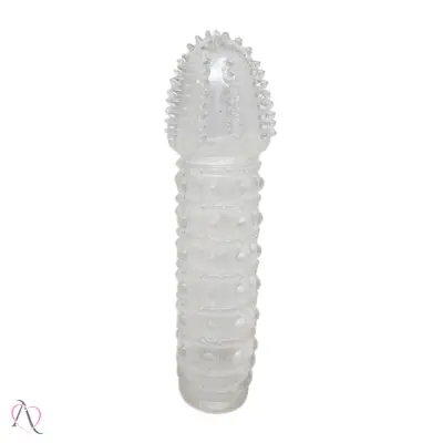 Capa Peniana com Texturas Cor Transparente 14x3,5cm