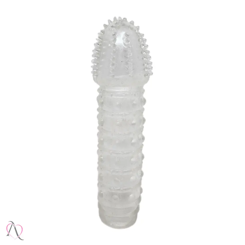 Capa Peniana com Texturas Cor Transparente 14x3,5cm