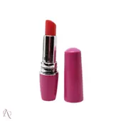 Vibrador em formato de Batom Cor Rosa Utiliza 1 Pilha AA - imagem 1