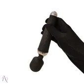 Vibrador Varinha Mágica Estimulador de Clitóris cor Preto Recarregável com 10 Modos de Vibração - imagem 3