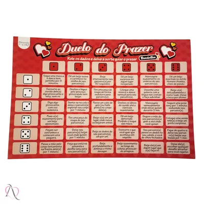Jogo para Casal Duelo do Prazer Romântico - Diversão ao Cubo