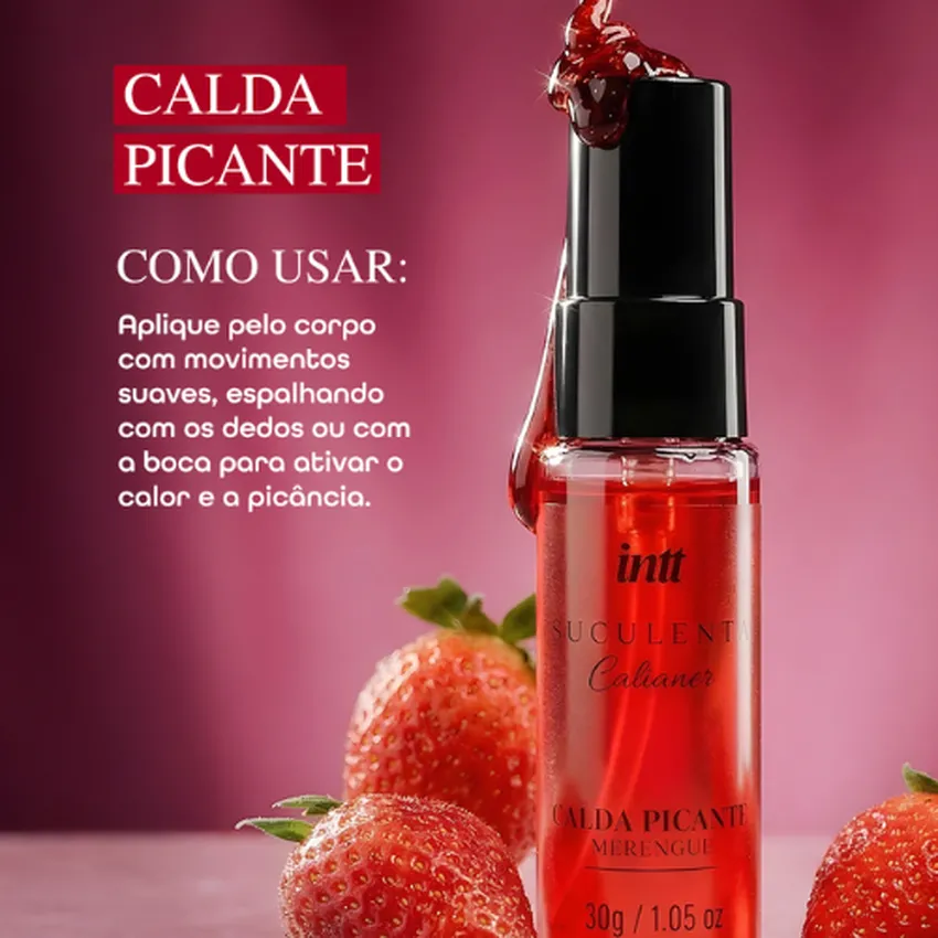 Gel Beijável para Sexo Oral Calda Suculenta Sabor Merengue by Calianer e Intt 30g