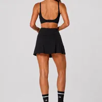 Conjunto Top e Saia ae | halo  proporciona sustentação, excelente elasticidade e adaptação natural ao corpo, garantindo conforto durante treinos, partidas de beach tennis, padel, tênis ou momentos de lazer. - imagem 6