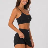 Conjunto Top e Saia ae | halo  proporciona sustentação, excelente elasticidade e adaptação natural ao corpo, garantindo conforto durante treinos, partidas de beach tennis, padel, tênis ou momentos de lazer. - imagem 5