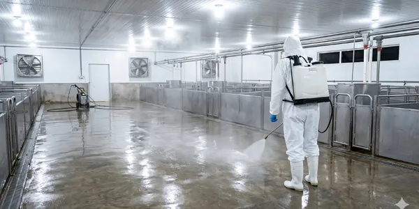 Biosseguridade na Granja: Como a Desinfecção Correta Evita Prejuízos