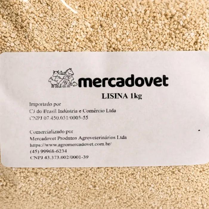 Lisina 1kg Aminoácido para Ração de Suínos e Aves