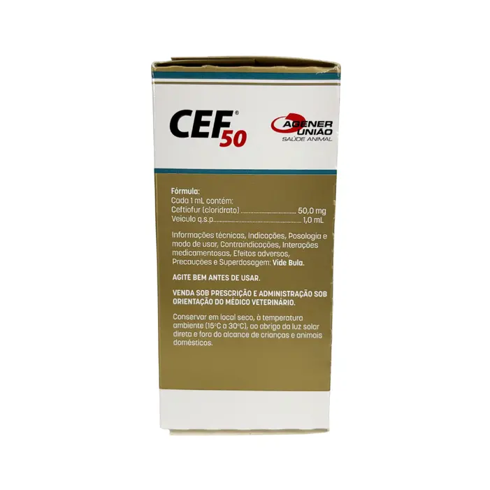 CEF 50 100ml Ceftiofur Injetável Bovinos | Agener União
