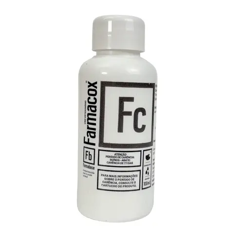 Farmacox 100ml - Toltrazuril 5% Anticoccidiano Suspensão Oral para Leitões | Farmabase