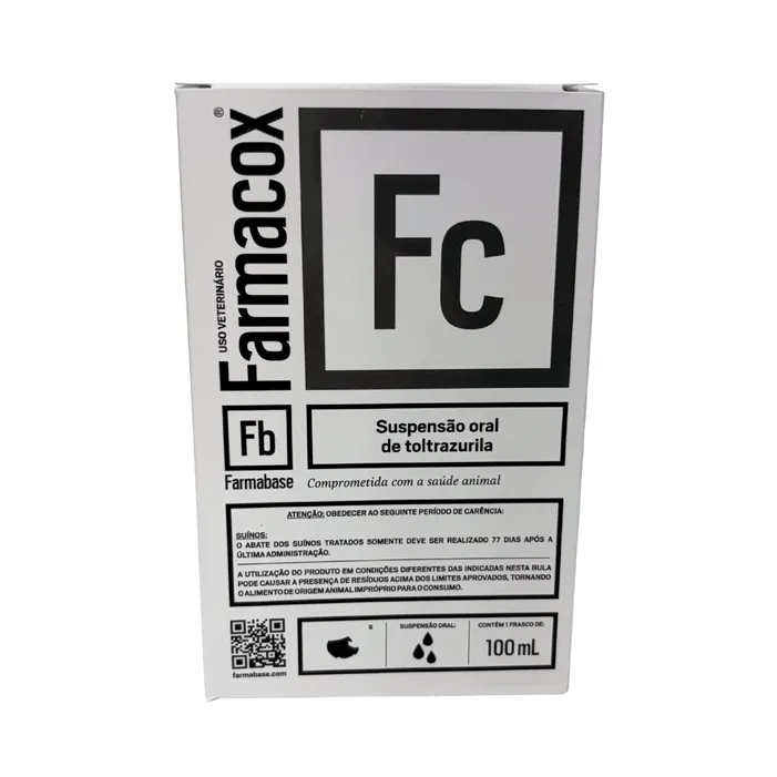 Farmacox 100ml Toltrazuril Coccidiose Leitões | Farmabase