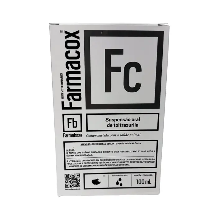 Farmacox 100ml Toltrazuril Coccidiose Leitões | Farmabase