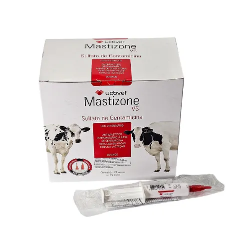 Mastizone VS Vaca Seca 10g - Antimastítico Intramamário com Gentamicina para Vacas no Período Seco | UCBVet