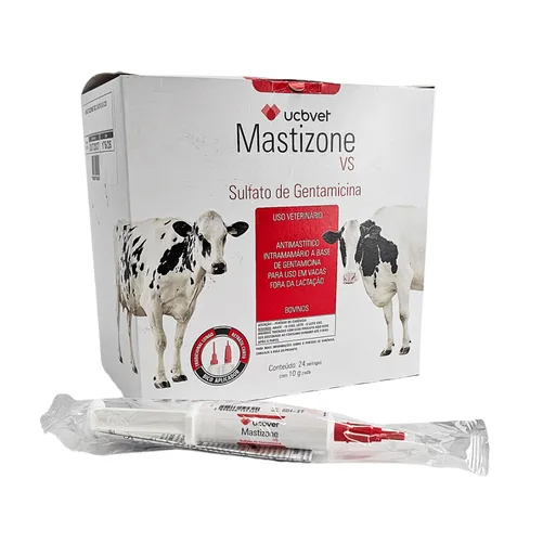 Mastizone VS Vaca Seca 10g - Antimastítico Intramamário com Gentamicina para Vacas no Período Seco | UCBVet