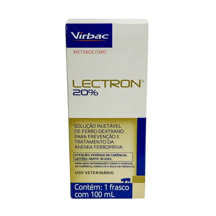 Lectron 20% 100ml Ferro Dextrano para Leitões | Virbac