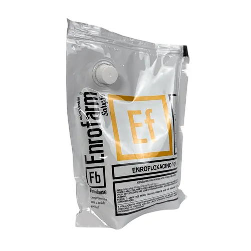 Enrofarm Solução 500ml — Enrofloxacino 10% Antibiótico Oral para Aves e Perus | Farmabase