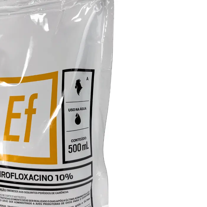 Enrofarm Solução 500ml Enrofloxacino Aves | Farmabase
