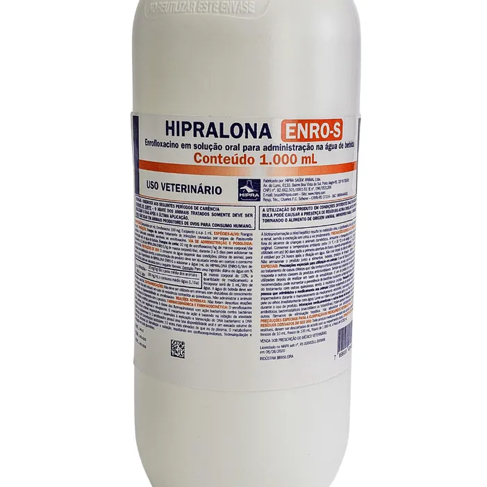Hipralona Enro-S 1L Enrofloxacino para Aves | Hipra