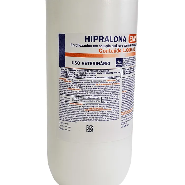 Hipralona Enro-S 1L Enrofloxacino para Aves | Hipra