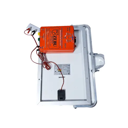 Eletrificador Solar de Cerca Rural Zebu ZS120i - Cerca Elétrica de até 120km com Painel Solar 35W | Zebu