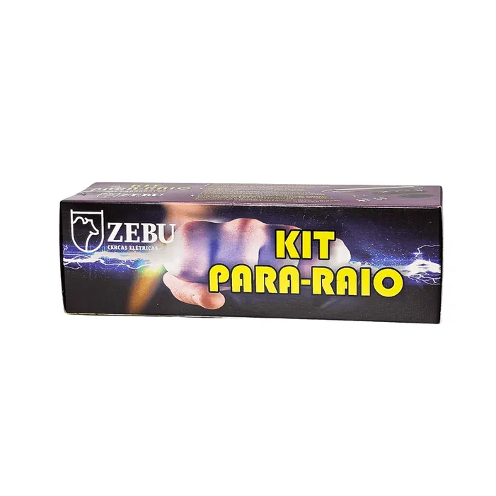 Kit Para-Raio Zebu Proteção para Cerca Elétrica Rural