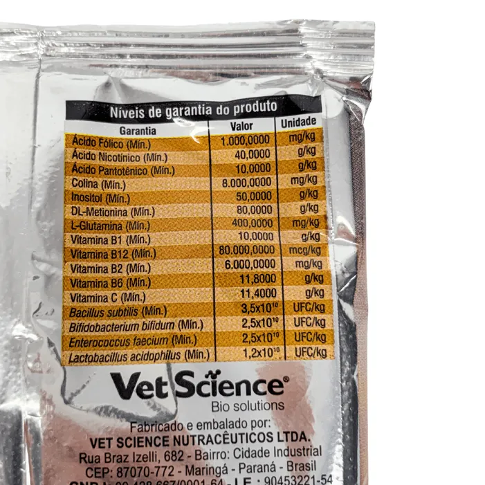 Vetvit-Pro 100g Premix com Probióticos para Aves | Vet Science