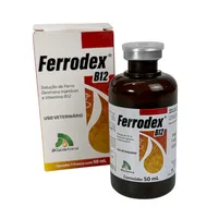 Ferrodex B12 50ml Ferro Dextrano Leitões Bezerros JA - imagem 1