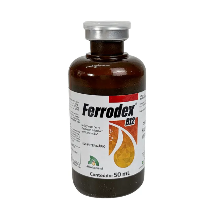 Ferrodex B12 50ml Ferro Dextrano Leitões Bezerros JA
