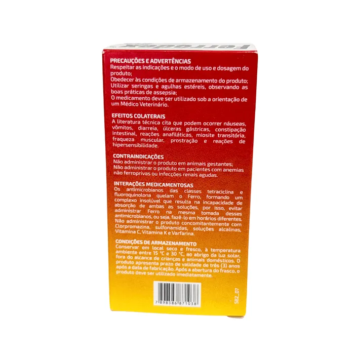 Ferrodex B12 50ml Ferro Dextrano Leitões Bezerros JA
