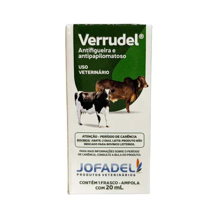 Verrudel 20ml Antipapilomatoso Bovinos Jofadel