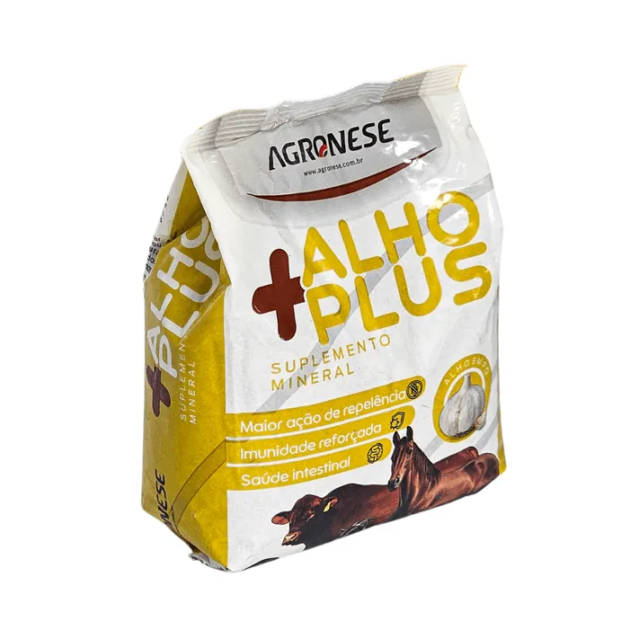 +Alho Plus 1kg Suplemento Mineral com Alho Agronese