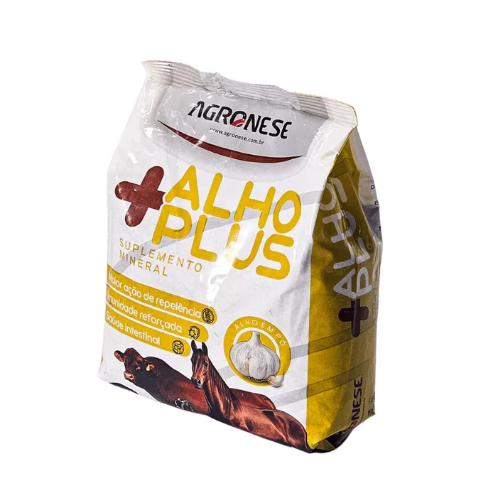 +Alho Plus 1kg Suplemento Mineral com Alho Agronese