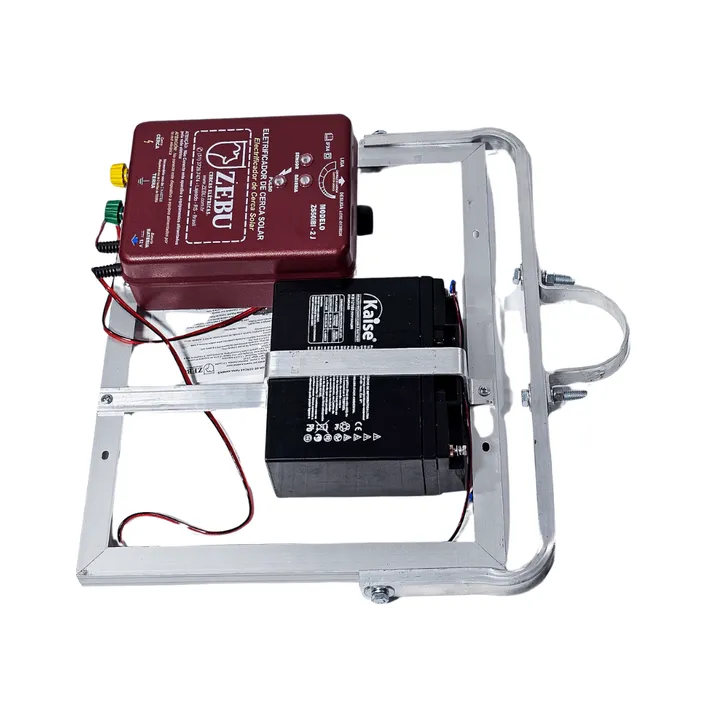 Eletrificador Solar Cerca Zebu ZS50iBI 2,0J Kit 12V