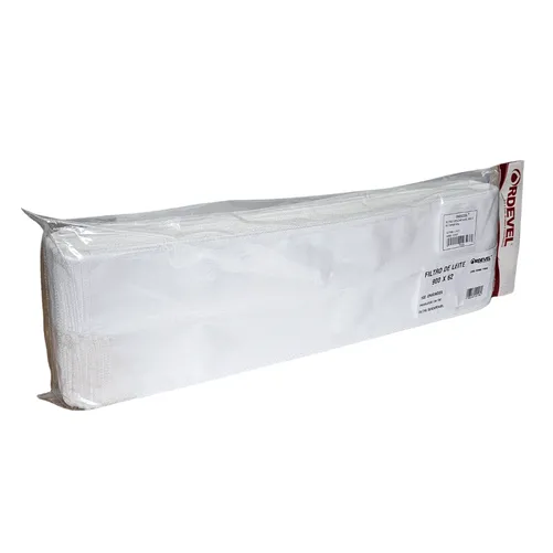 Filtro de Leite Descartável 900x62mm - TNT Atóxico para Ordenha Canalizada e Transferidor | Ordevel (Pacote 100 unidades)