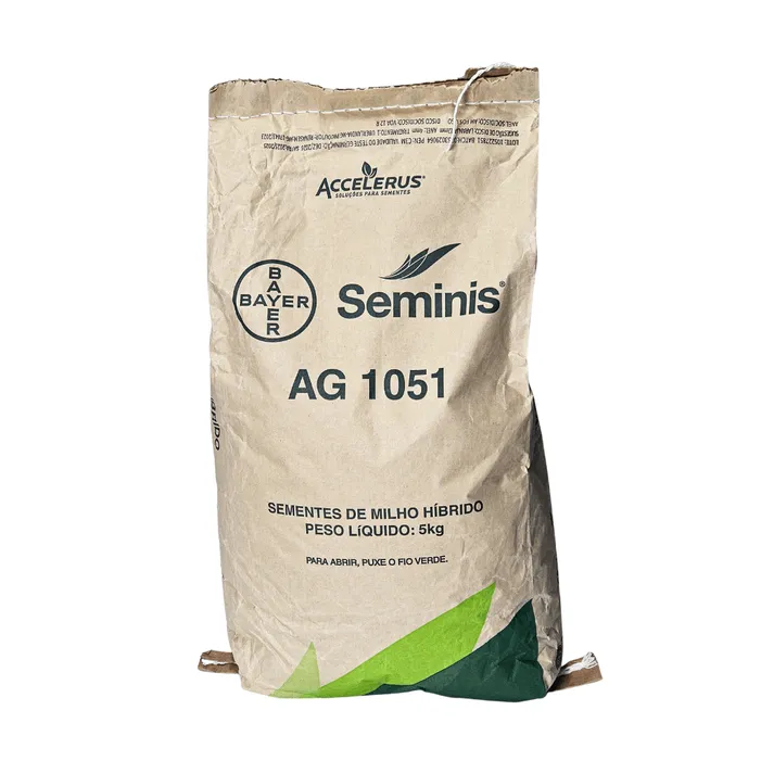 Milho Híbrido AG 1051 5kg Sementes Seminis Milho Verde