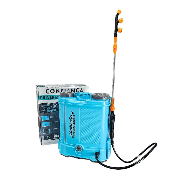 Pulverizador Elétrico 12L Bateria Lítio Mixer Confiança