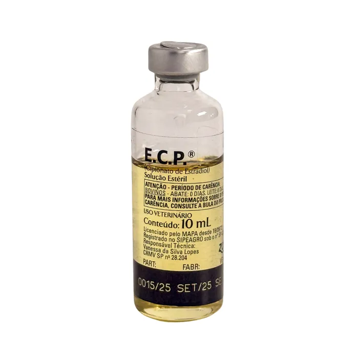 E.C.P. 10ml Cipionato de Estradiol Hormônio Bovinos Zoetis