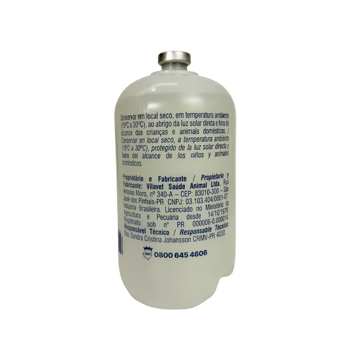 Caldextan 500ml + Equipo Cálcio Dextrose Bovinos Vilavet