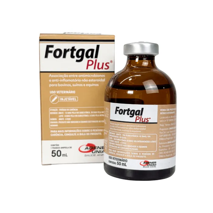 Fortgal Plus 50ml Sulfa+Trimetoprim+Piroxicam Bovinos