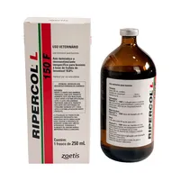 Ripercol L Injetável 250ml Levamisol Vermífugo Bovinos - imagem 2