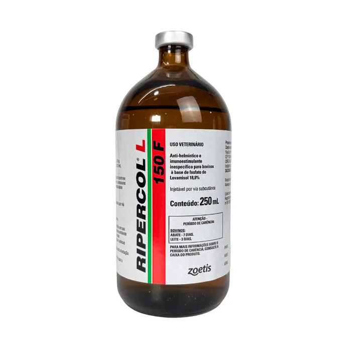 Ripercol L 150 F 250ml Levamisol Vermífugo Bovinos Zoetis