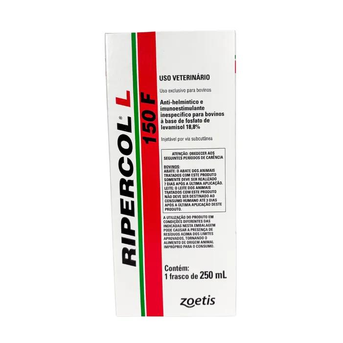 Ripercol L 150 F 250ml Levamisol Vermífugo Bovinos Zoetis