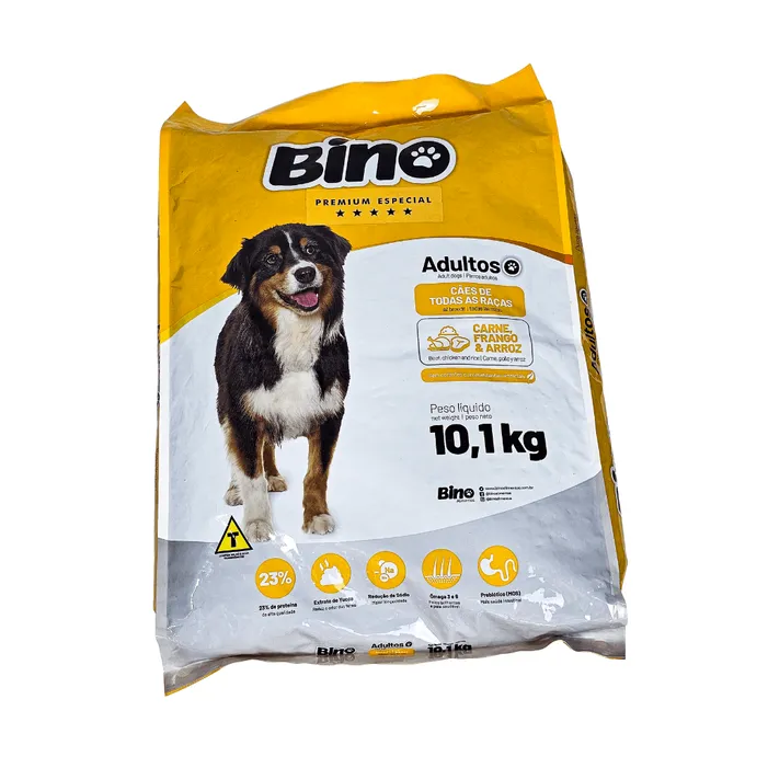 Bino Premium Especial Cães Adultos 10,1kg Carne Frango