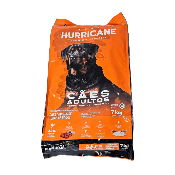 Hurricane Premium Especial Cães Adultos 7kg DHA | Bino