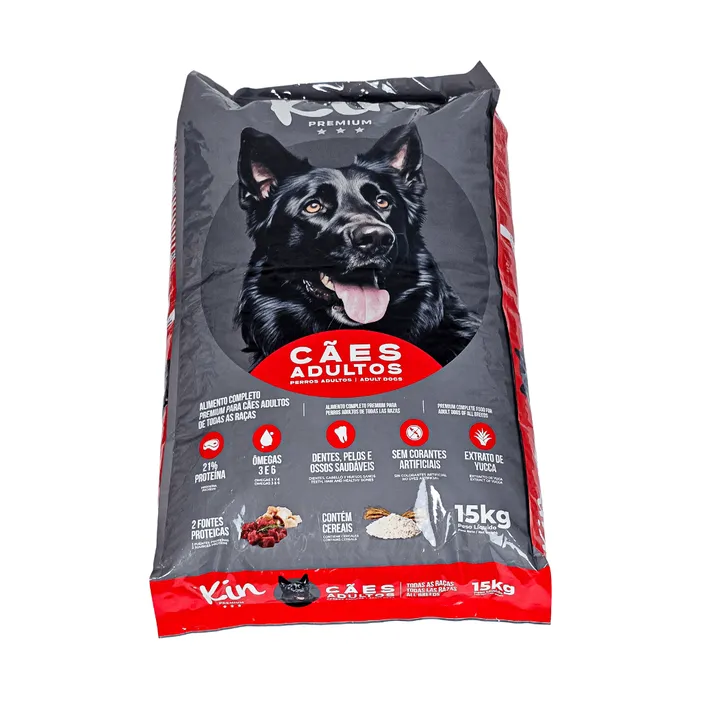 Kin Premium Cães Adultos 15kg Ração Seca | Bino