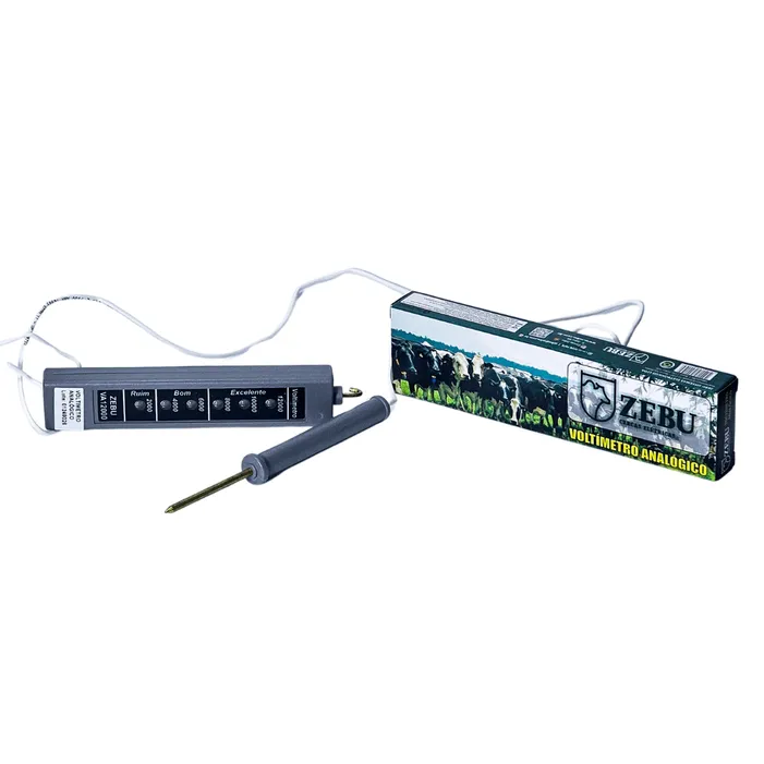 Voltímetro Analógico Cerca Elétrica Zebu VA12000 LED