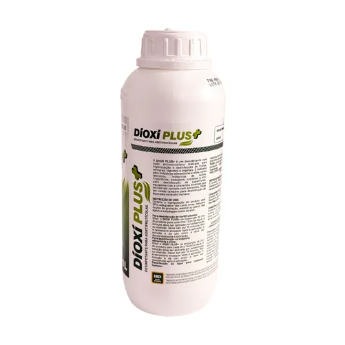 DioxiPlus+ 1L - Desinfetante para Hortifrutícolas à Base de Hipoclorito de Sódio para Frutas, Verduras e Superfícies | Dioxide