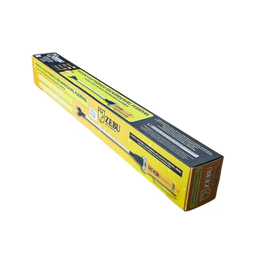Ferrão Eletrônico Recarregável Flexível Zebu Bastão/Picana para Manejo de Gado com Lanterna LED | Zebu