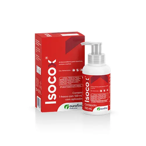 Isocox 100ml - Anticoccidiano Toltrazuril 5% para Leitões, Bezerros e Cordeiros | Ourofino
