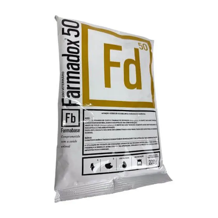 Farmadox 50% 200g Doxiciclina Aves e Suínos | Farmabase